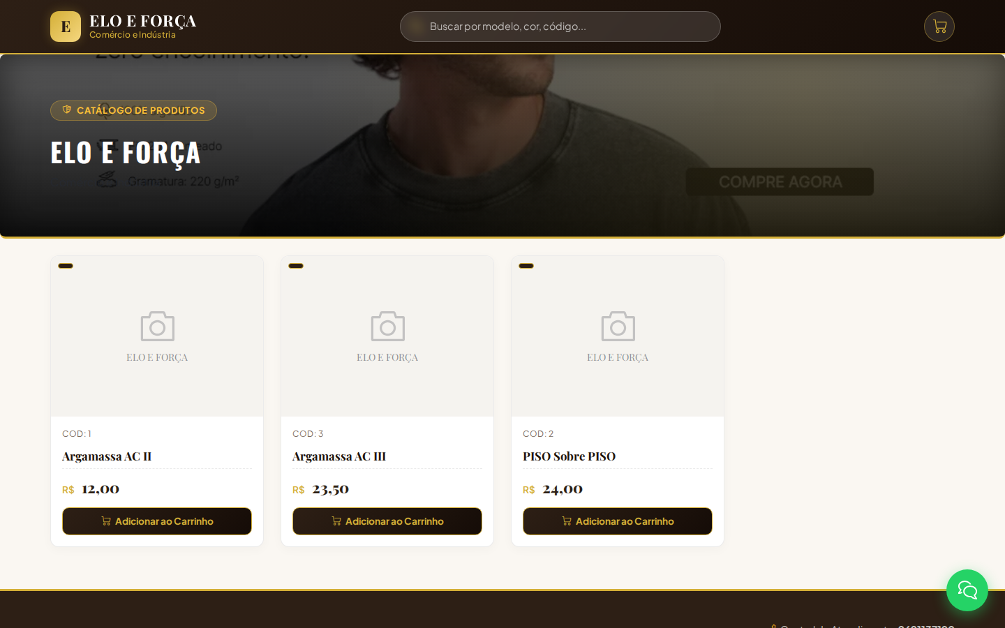 Loja Virtual e Catálogo Online